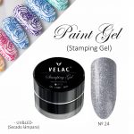 24 Stamping Gel Plata Velac