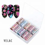 Foil 04 Pack 10 láminas Flores Velac