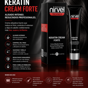 Crema Keratin Liss Fuerte Nirvel 5x100ml