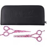 Estuche 2 Tijeras Corte Rosa Eurostil