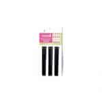 Horquillas Clip Negras Bolitas Largas Caroll 12uni Asuer