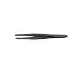 Pinza Depilar 9cm Negra Punta Recta Pollie