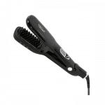 Plancha Cepillo con Vapor Eurostil Negra