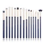 T477. Prussian Blue / Golden Sands JESSUP BEAUTY. Set de 15 pinceles.