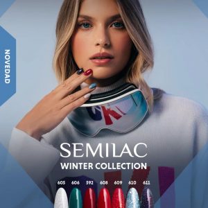 608 Semilac Soft Red