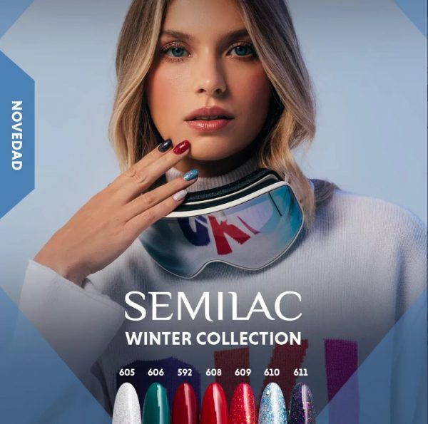 608 Semilac Soft Red