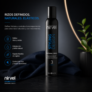 Espuma Rizos Naturales Nirvel 300ml - Imagen 1