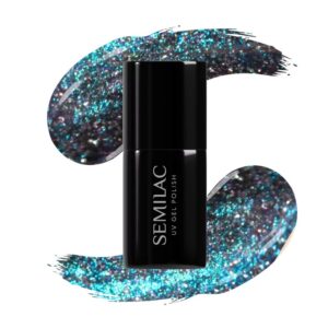 828 Semilac Grey Holo - Imagen 1