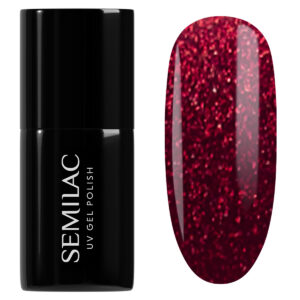 955 Semilac Holly Berry Red - Imagen 1
