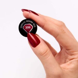 306 Semilac Divine Red - Imagen 4