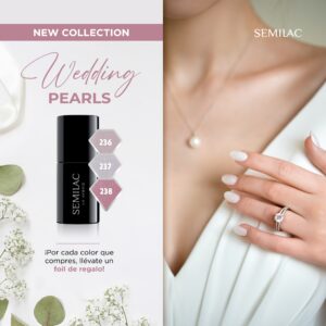 236 Semilac Peach Pearl - Imagen 4