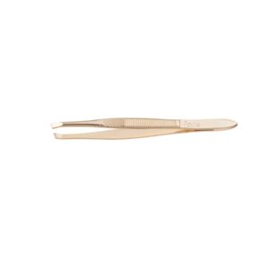 Pinza Depilar 9cm Dorada Oblicua Pollie - Imagen 1