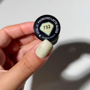 732 Semilac Pisatachio Latte Gloss - Imagen 3