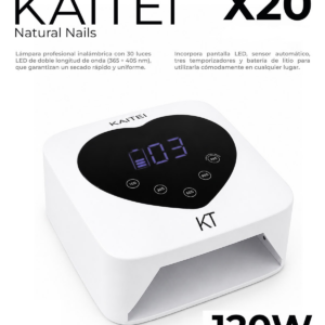 Lámpara Inalámbrica Katei 120W para Uñas | Secado Rápido - Imagen 2