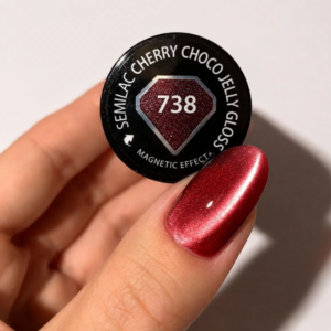 738 Semilac Cherry Choco Jelly Gloss