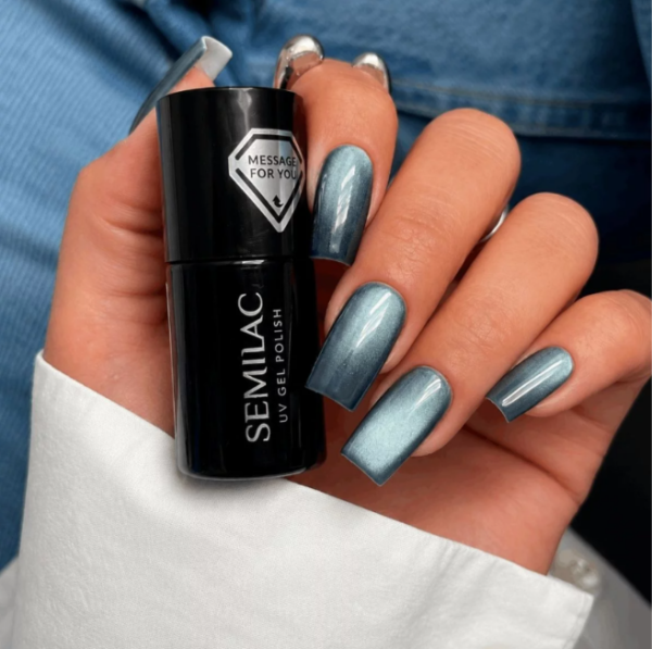 739 Semilac Teal Jelly Gloss
